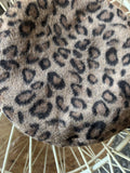 Beret leopard felt hat